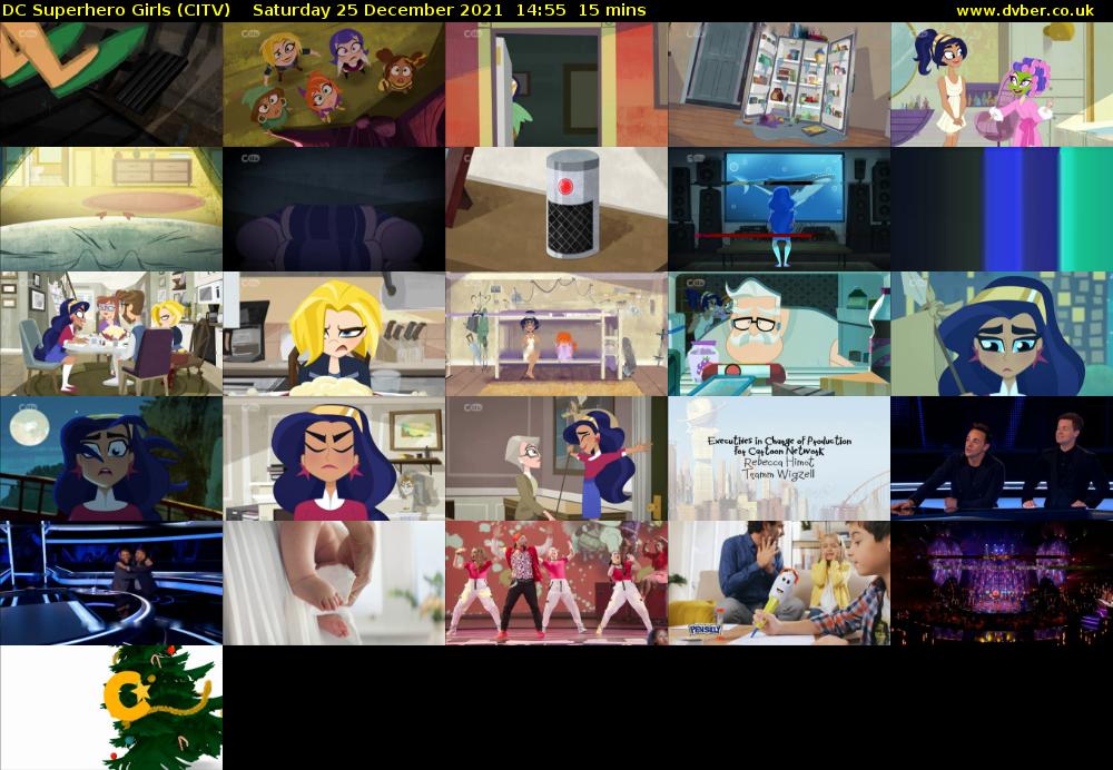 DC Superhero Girls (CITV) Saturday 25 December 2021 14:55 - 15:10