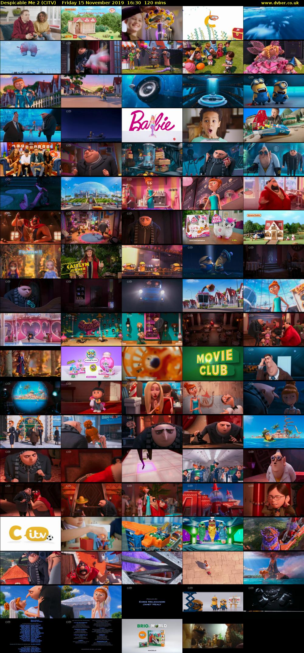 Despicable Me 2 (CITV) Friday 15 November 2019 16:30 - 18:30