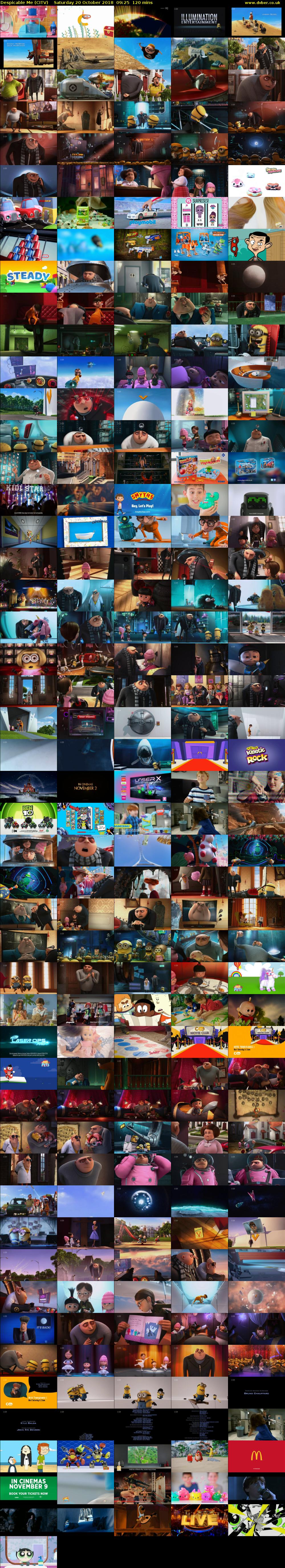 Despicable Me (CITV) Saturday 20 October 2018 09:25 - 11:25