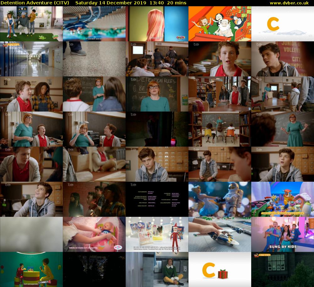 Detention Adventure (CITV) Saturday 14 December 2019 13:40 - 14:00