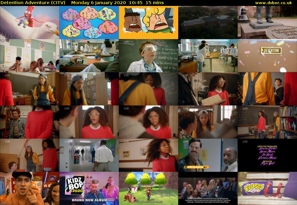 Detention Adventure (CITV) Monday 6 January 2020 10:45 - 11:00