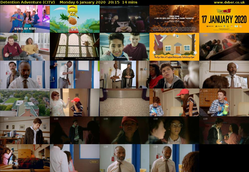 Detention Adventure (CITV) Monday 6 January 2020 20:15 - 20:29