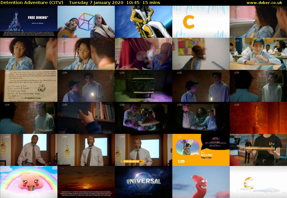 Detention Adventure (CITV) Tuesday 7 January 2020 10:45 - 11:00