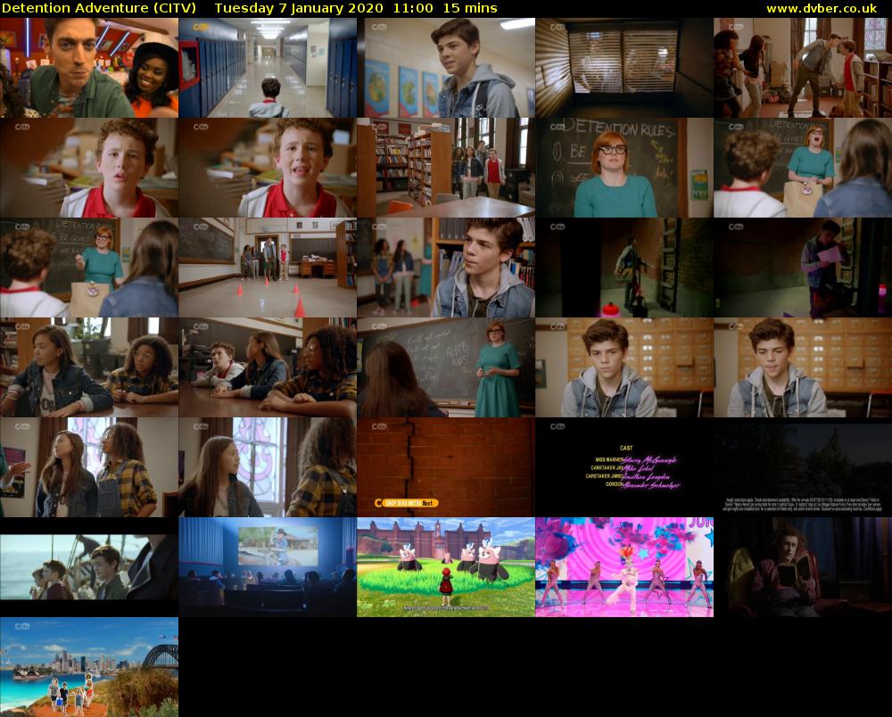 Detention Adventure (CITV) Tuesday 7 January 2020 11:00 - 11:15