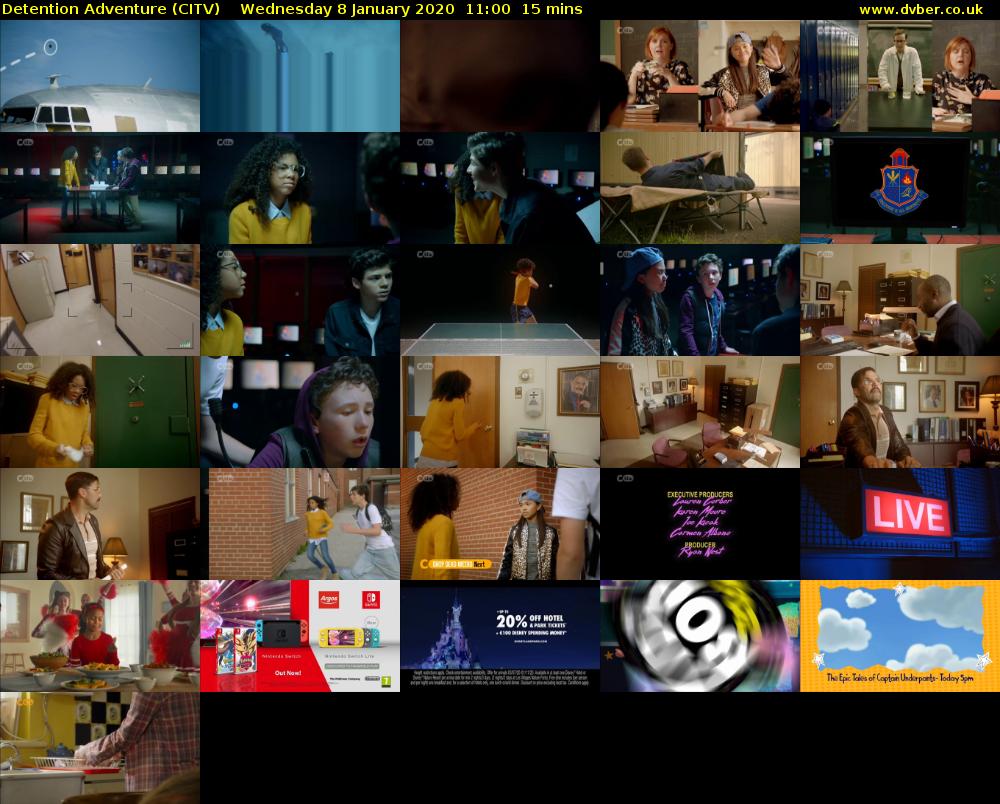 Detention Adventure (CITV) Wednesday 8 January 2020 11:00 - 11:15