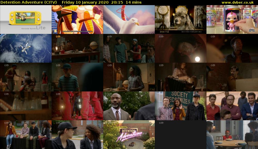 Detention Adventure (CITV) Friday 10 January 2020 20:15 - 20:29