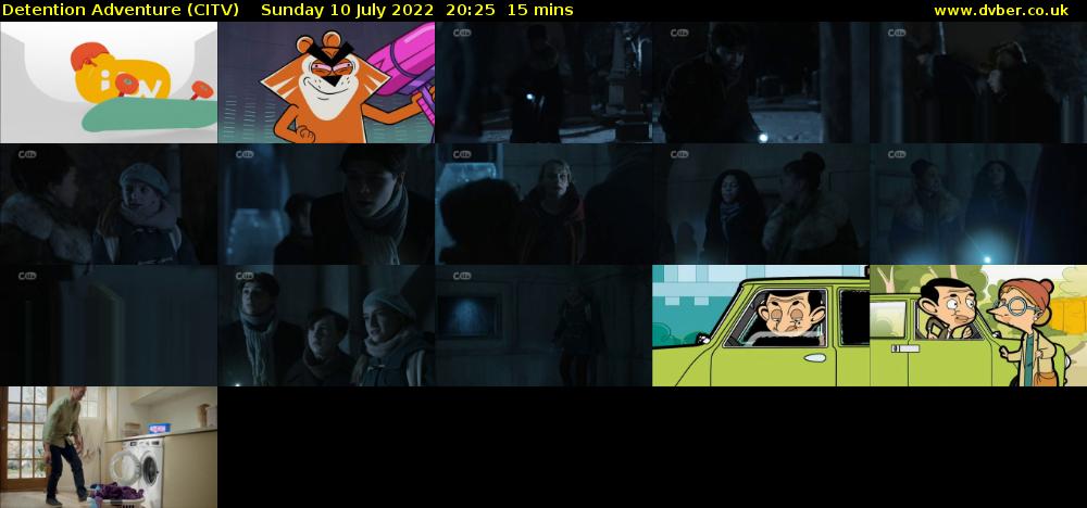 Detention Adventure (CITV) Sunday 10 July 2022 20:25 - 20:40