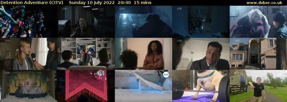 Detention Adventure (CITV) Sunday 10 July 2022 20:40 - 20:55