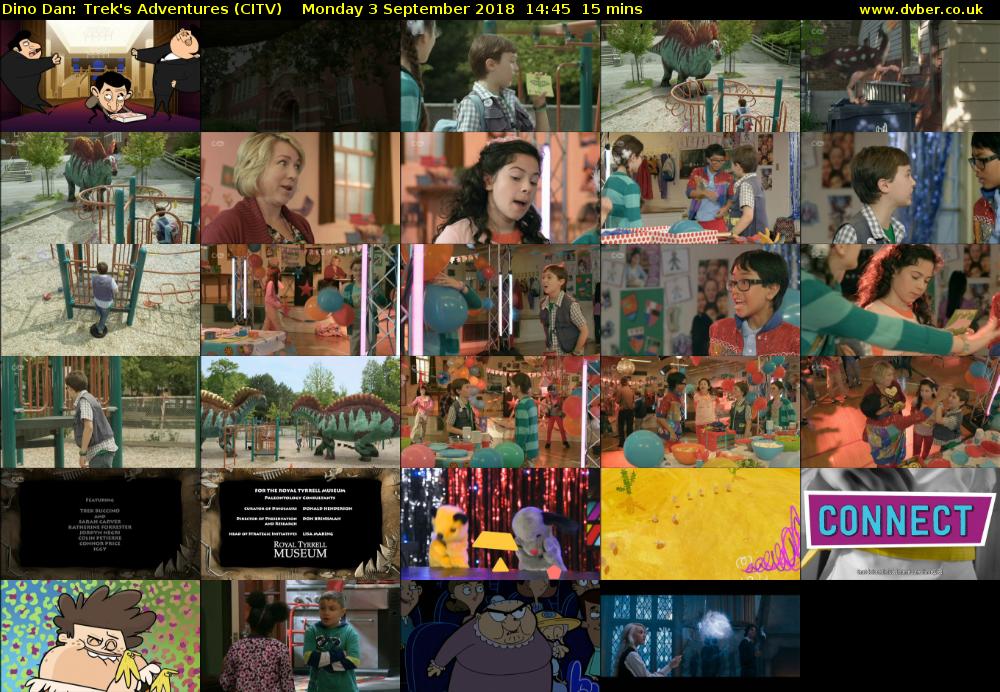 Dino Dan: Trek's Adventures (CITV) Monday 3 September 2018 14:45 - 15:00