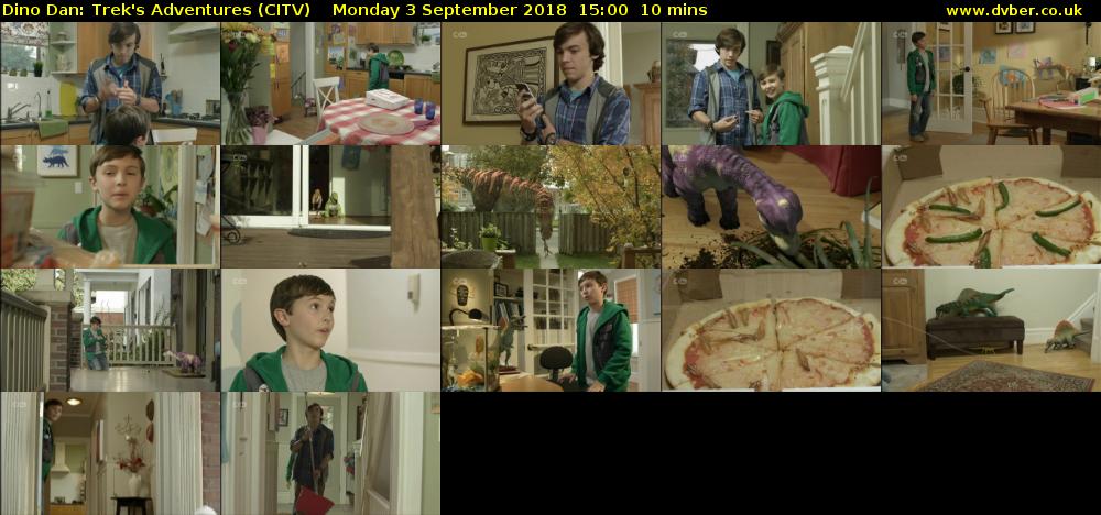 Dino Dan: Trek's Adventures (CITV) Monday 3 September 2018 15:00 - 15:10
