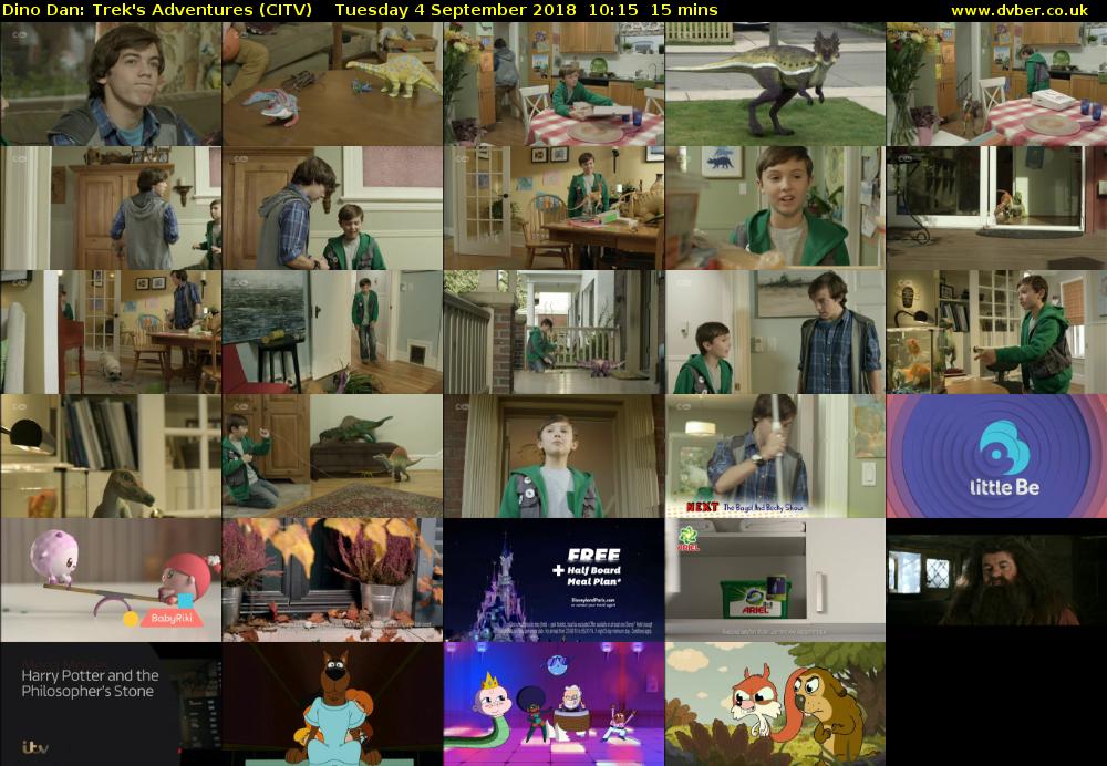 Dino Dan: Trek's Adventures (CITV) Tuesday 4 September 2018 10:15 - 10:30