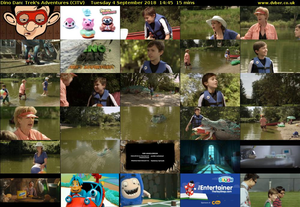 Dino Dan: Trek's Adventures (CITV) Tuesday 4 September 2018 14:45 - 15:00