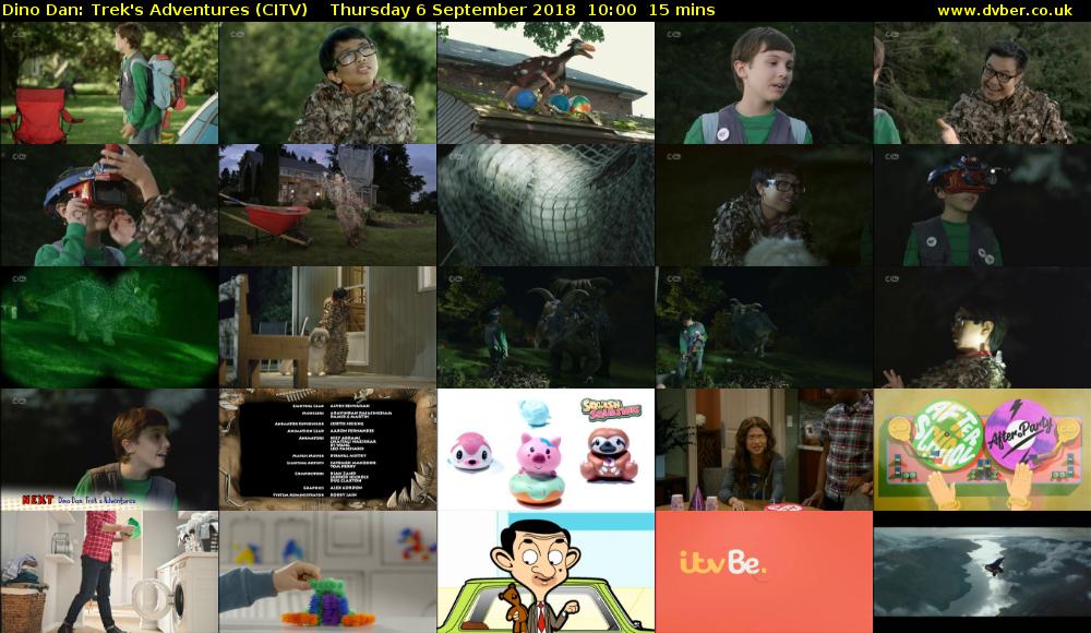 Dino Dan: Trek's Adventures (CITV) Thursday 6 September 2018 10:00 - 10:15