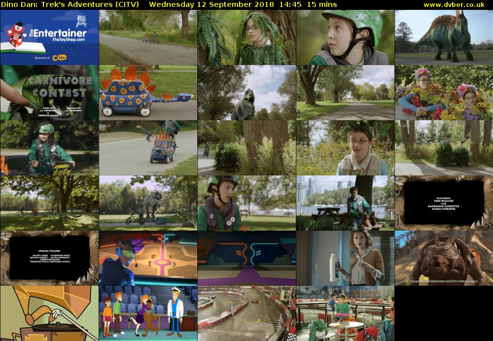 Dino Dan: Trek's Adventures (CITV) Wednesday 12 September 2018 14:45 - 15:00