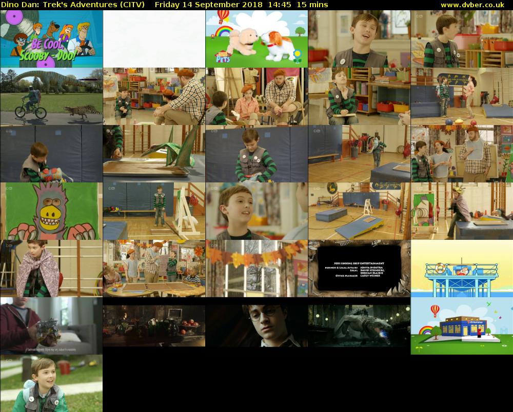 Dino Dan: Trek's Adventures (CITV) Friday 14 September 2018 14:45 - 15:00