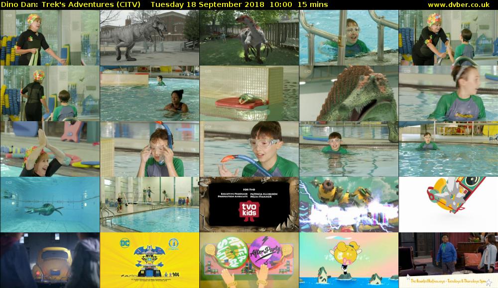 Dino Dan: Trek's Adventures (CITV) Tuesday 18 September 2018 10:00 - 10:15