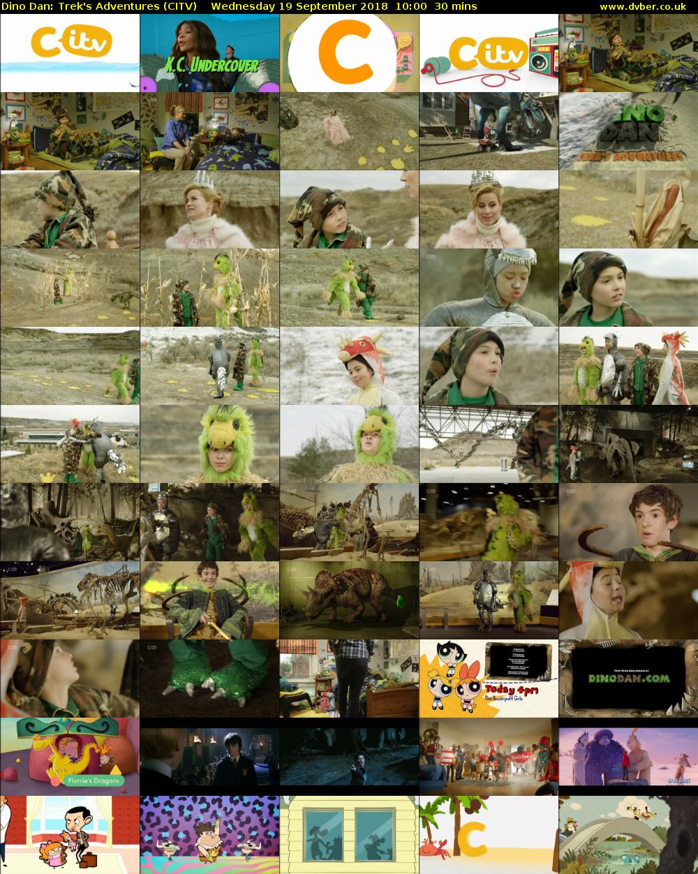 Dino Dan: Trek's Adventures (CITV) Wednesday 19 September 2018 10:00 - 10:30