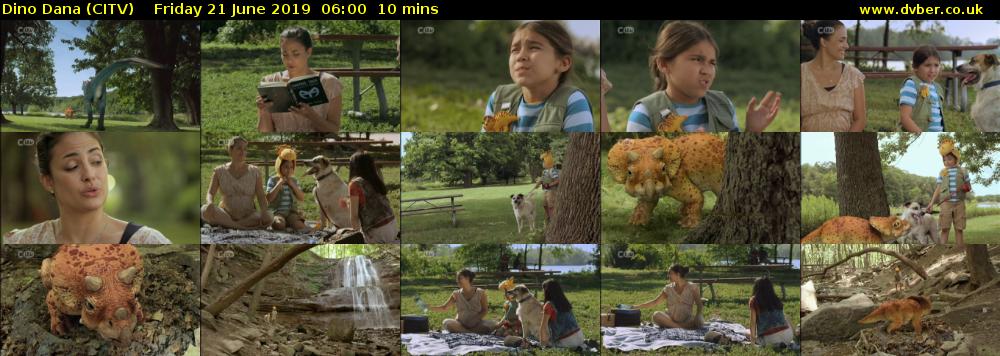 Dino Dana (CITV) Friday 21 June 2019 06:00 - 06:10