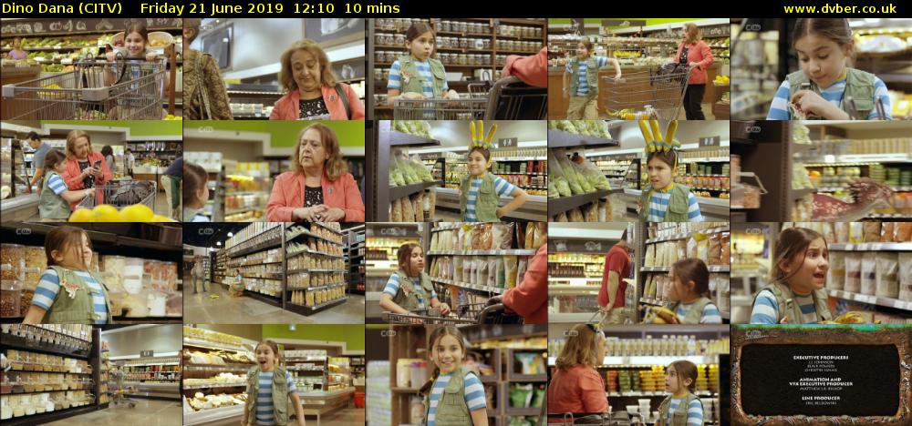 Dino Dana (CITV) Friday 21 June 2019 12:10 - 12:20