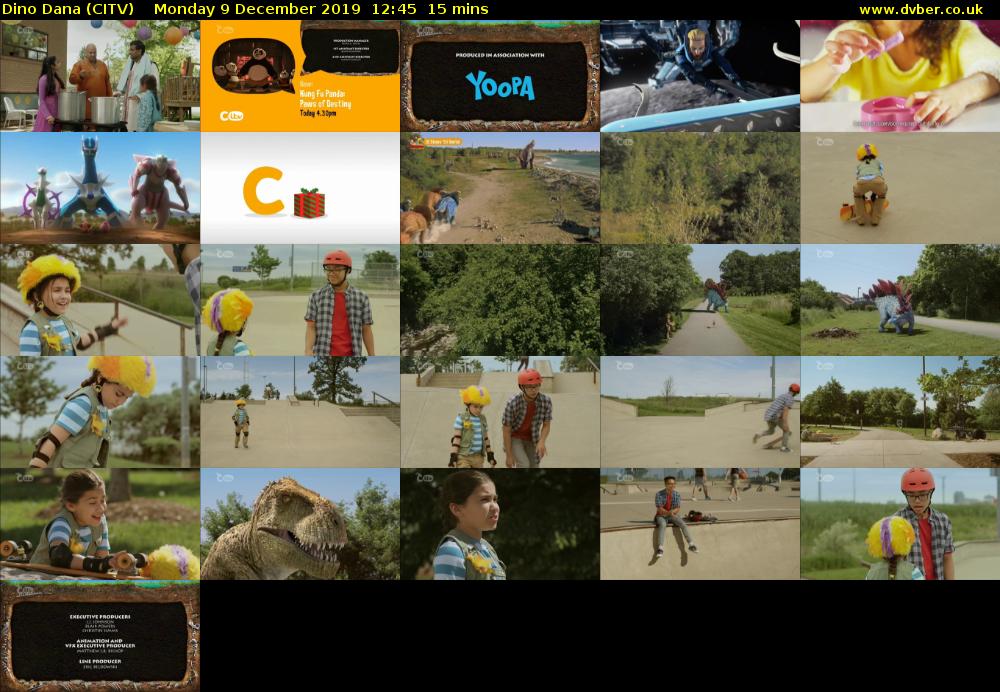 Dino Dana (CITV) Monday 9 December 2019 12:45 - 13:00