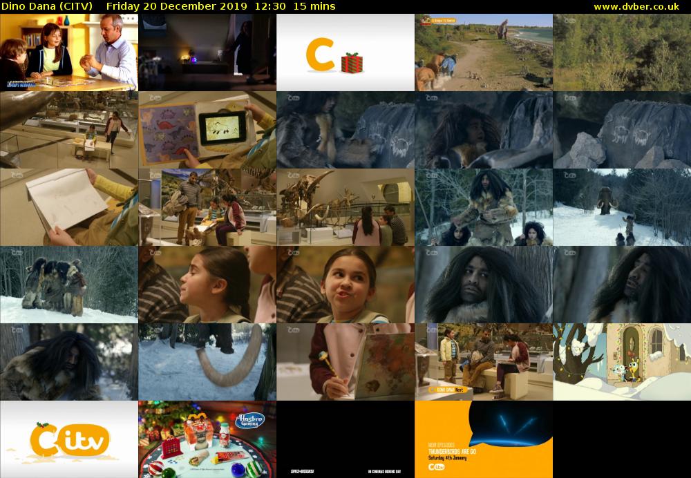 Dino Dana (CITV) Friday 20 December 2019 12:30 - 12:45
