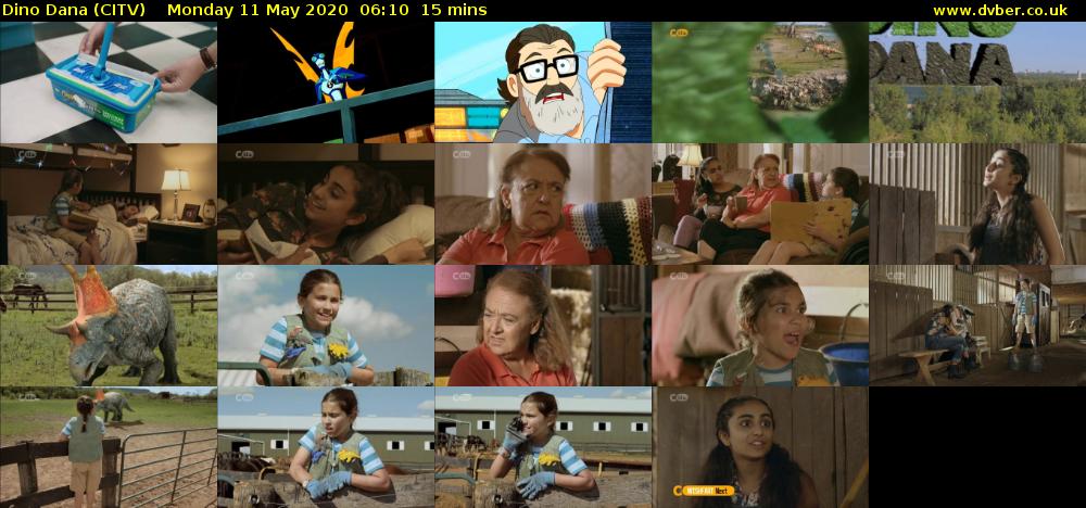 Dino Dana (CITV) Monday 11 May 2020 06:10 - 06:25