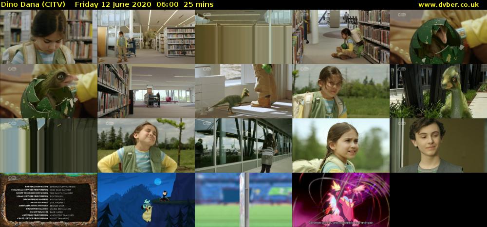 Dino Dana (CITV) Friday 12 June 2020 06:00 - 06:25