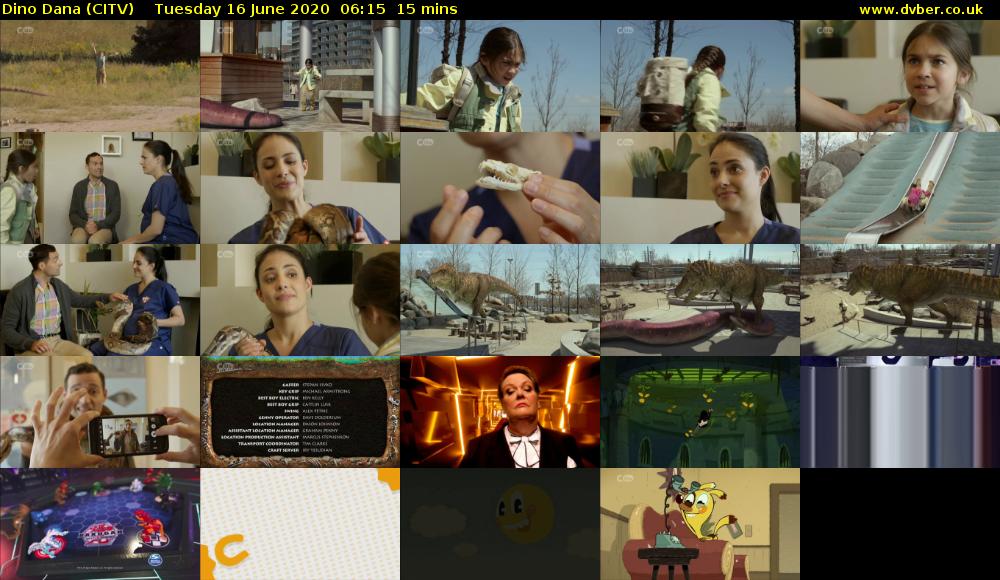 Dino Dana (CITV) Tuesday 16 June 2020 06:15 - 06:30