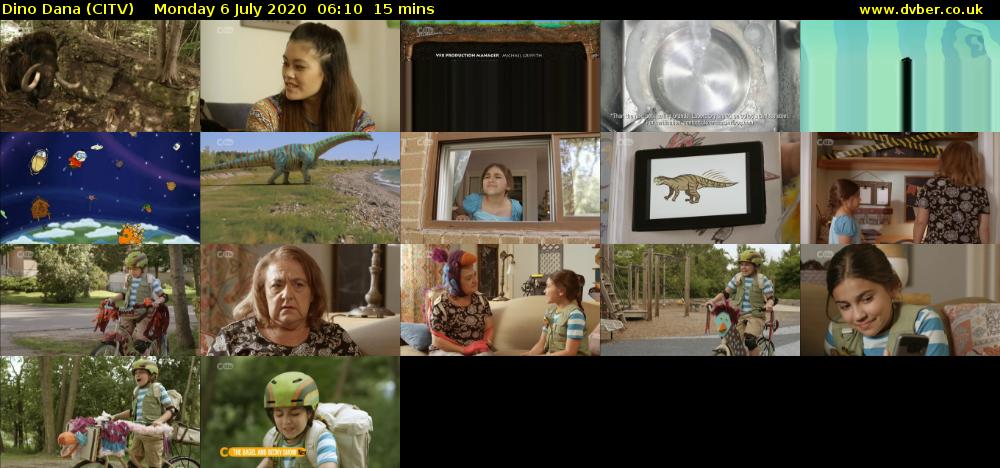 Dino Dana (CITV) Monday 6 July 2020 06:10 - 06:25