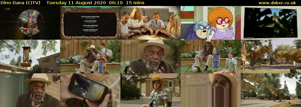 Dino Dana (CITV) Tuesday 11 August 2020 06:10 - 06:25