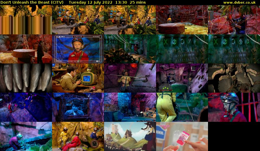 Don't Unleash the Beast (CITV) Tuesday 12 July 2022 13:30 - 13:55