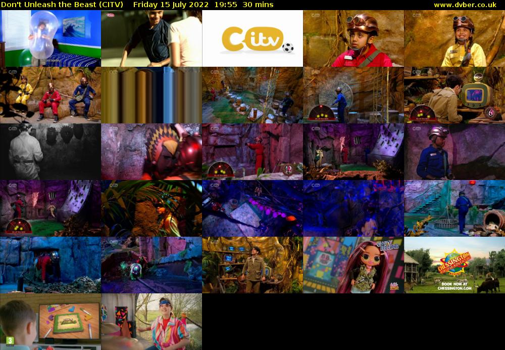 Don't Unleash the Beast (CITV) Friday 15 July 2022 19:55 - 20:25