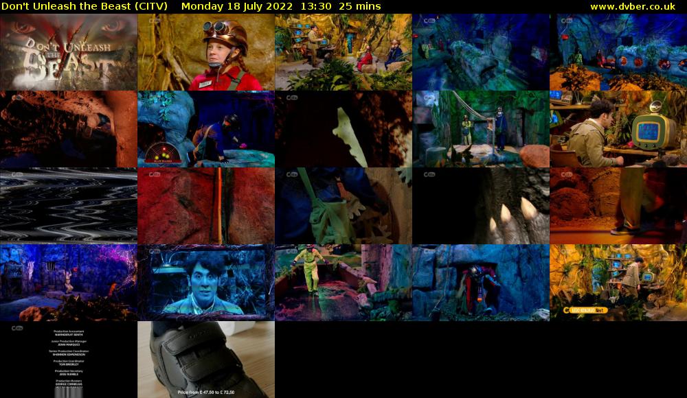 Don't Unleash the Beast (CITV) Monday 18 July 2022 13:30 - 13:55