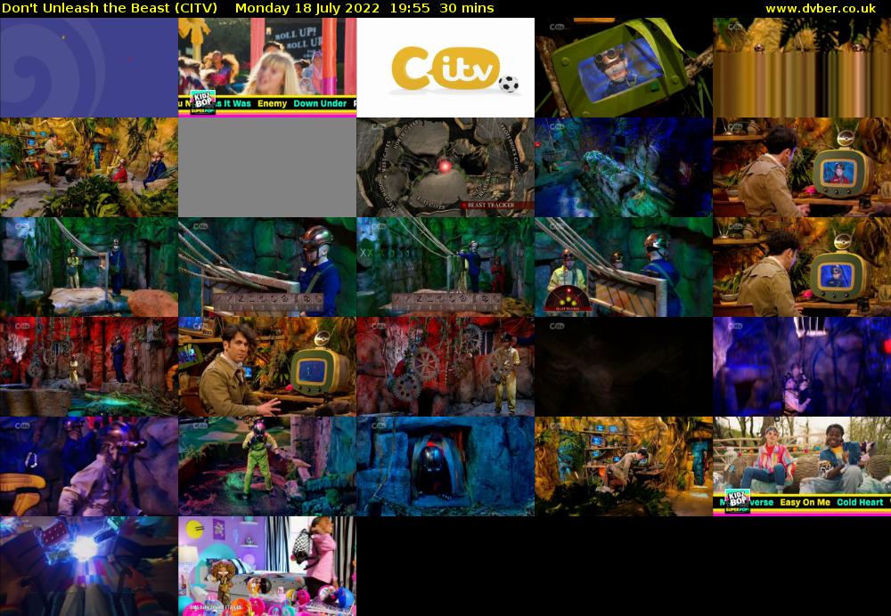 Don't Unleash the Beast (CITV) Monday 18 July 2022 19:55 - 20:25