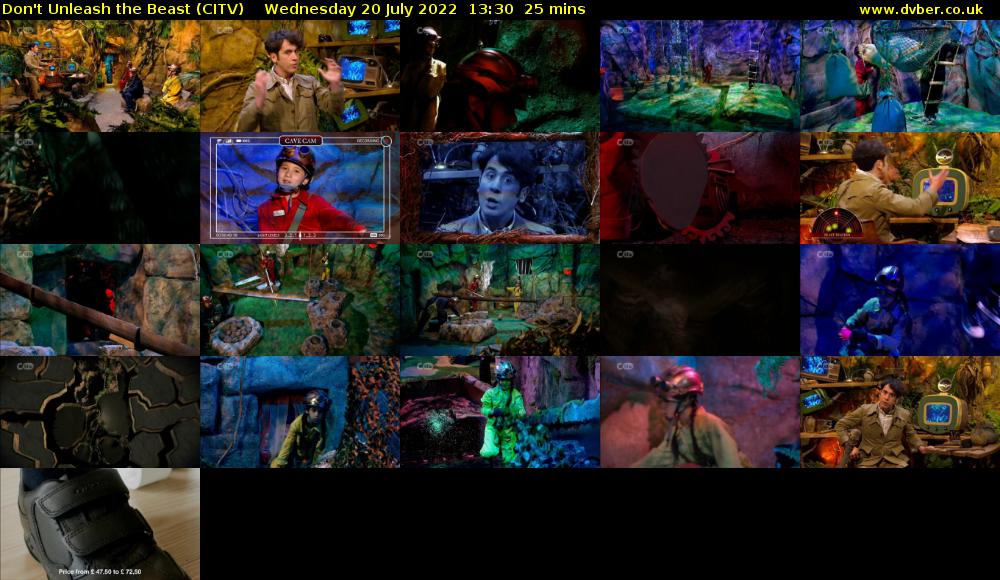 Don't Unleash the Beast (CITV) Wednesday 20 July 2022 13:30 - 13:55