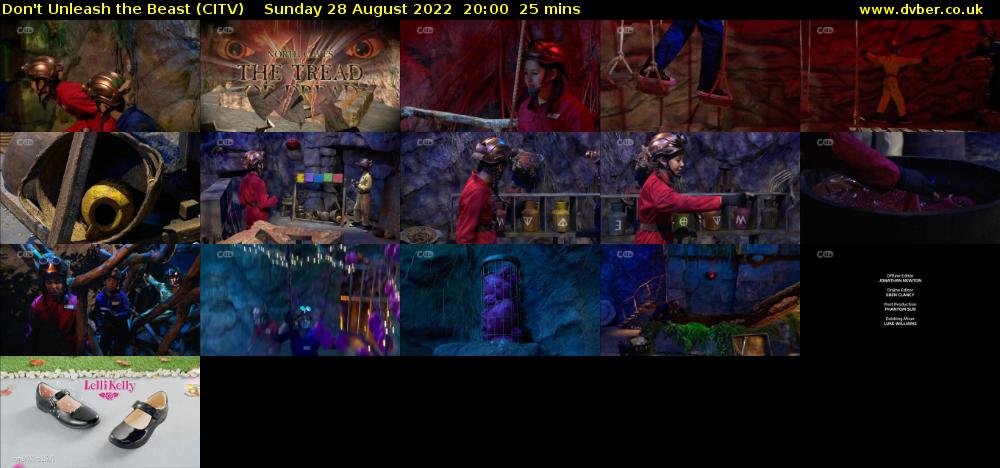 Don't Unleash the Beast (CITV) Sunday 28 August 2022 20:00 - 20:25