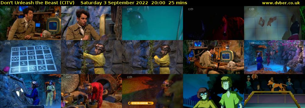 Don't Unleash the Beast (CITV) Saturday 3 September 2022 20:00 - 20:25