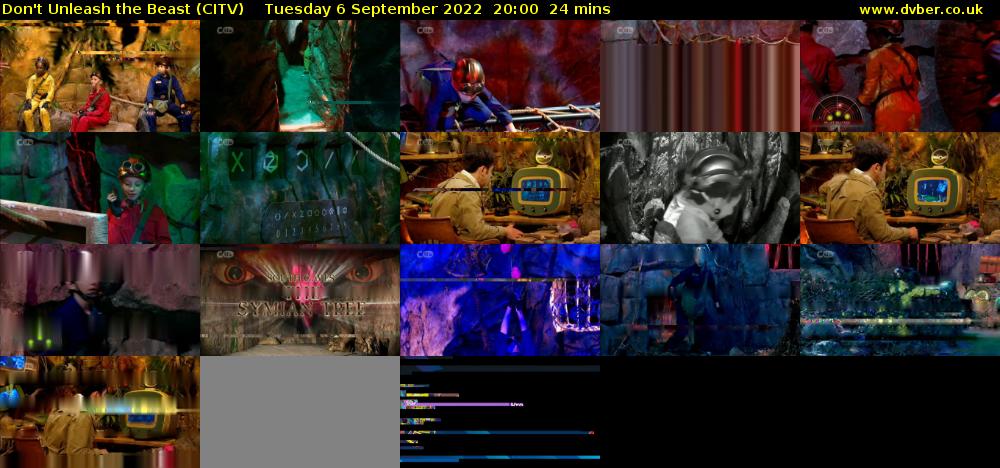 Don't Unleash the Beast (CITV) Tuesday 6 September 2022 20:00 - 20:24