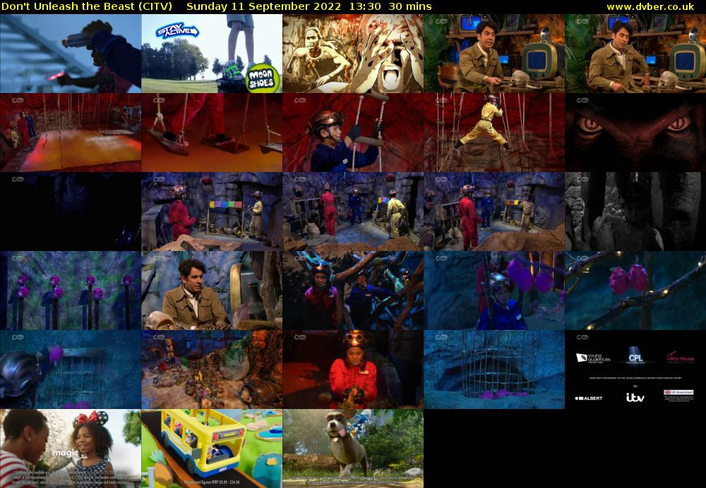 Don't Unleash the Beast (CITV) Sunday 11 September 2022 13:30 - 14:00