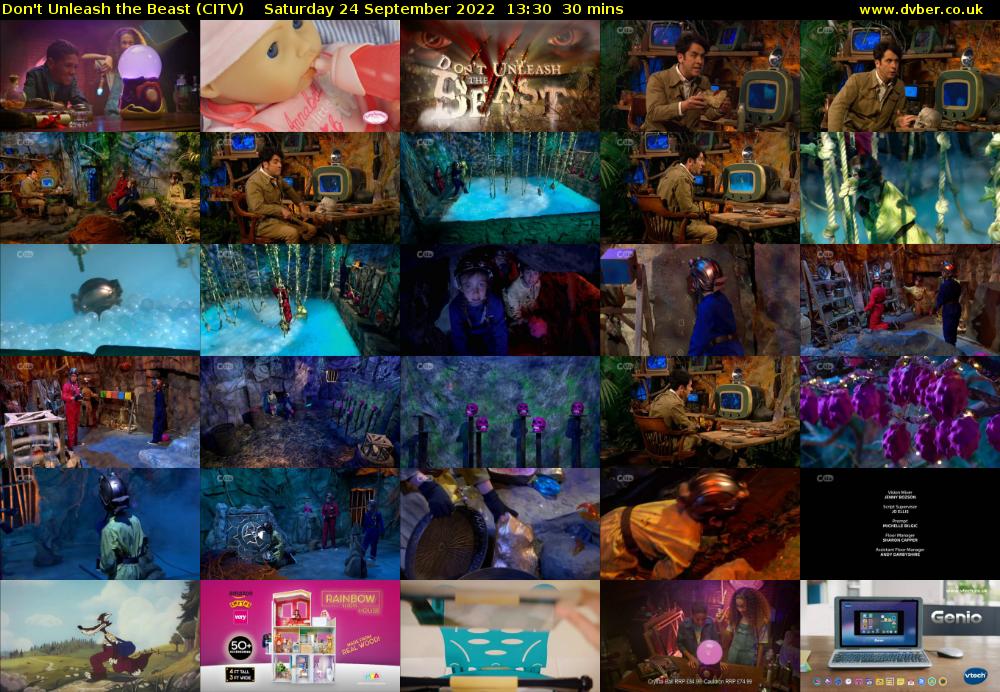 Don't Unleash the Beast (CITV) Saturday 24 September 2022 13:30 - 14:00