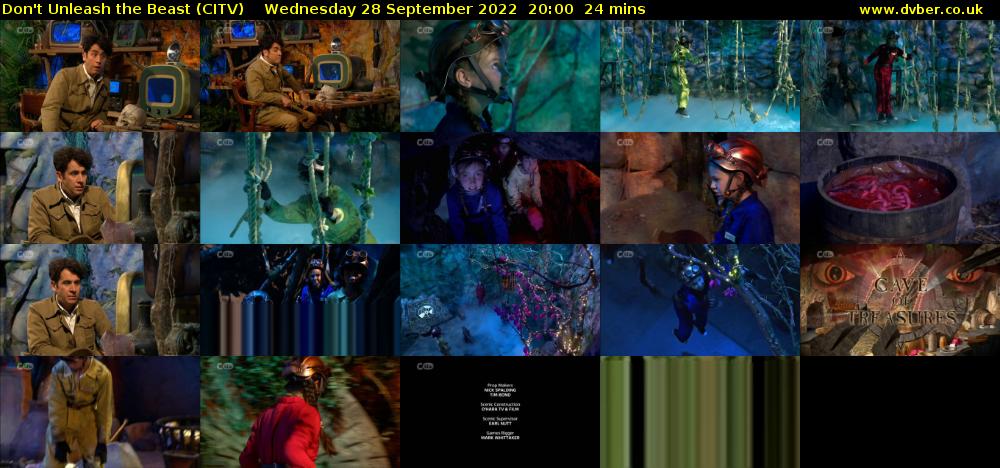 Don't Unleash the Beast (CITV) Wednesday 28 September 2022 20:00 - 20:24