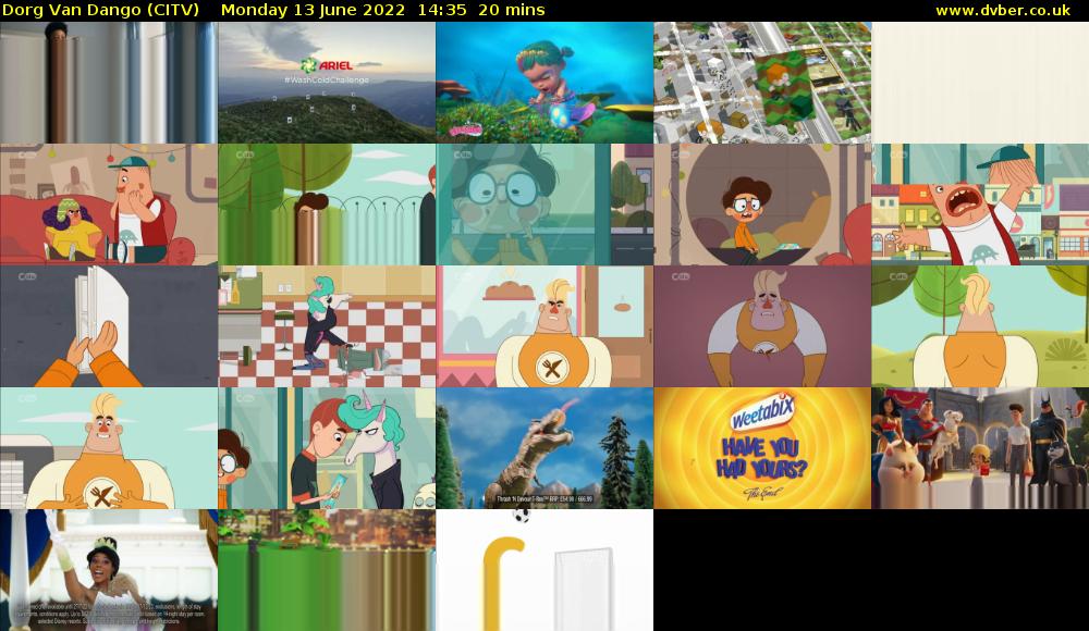 Dorg Van Dango (CITV) Monday 13 June 2022 14:35 - 14:55