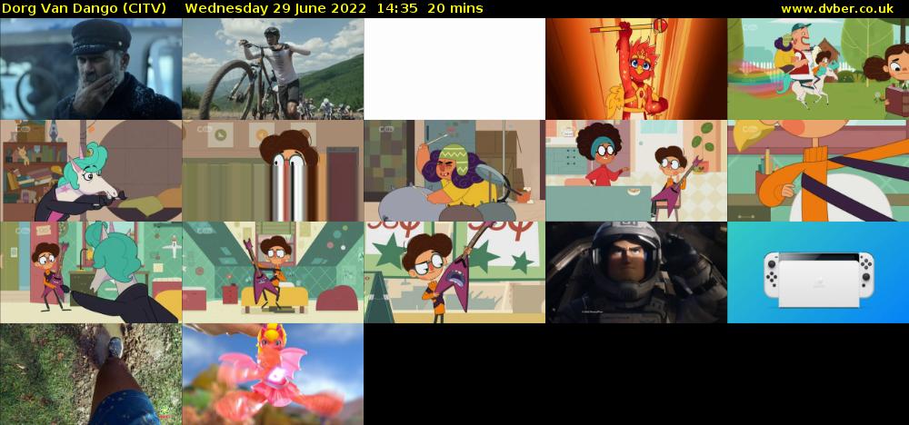 Dorg Van Dango (CITV) Wednesday 29 June 2022 14:35 - 14:55
