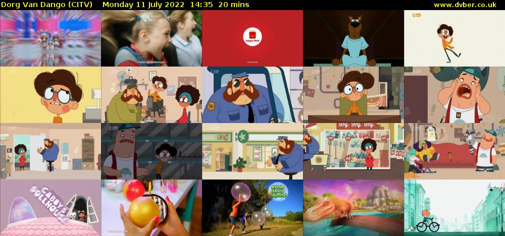 Dorg Van Dango (CITV) Monday 11 July 2022 14:35 - 14:55