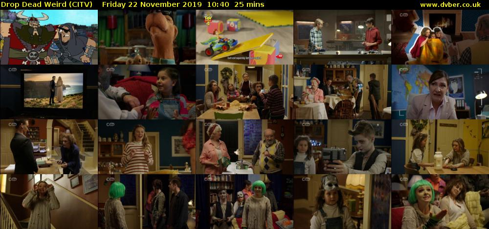 Drop Dead Weird (CITV) Friday 22 November 2019 10:40 - 11:05