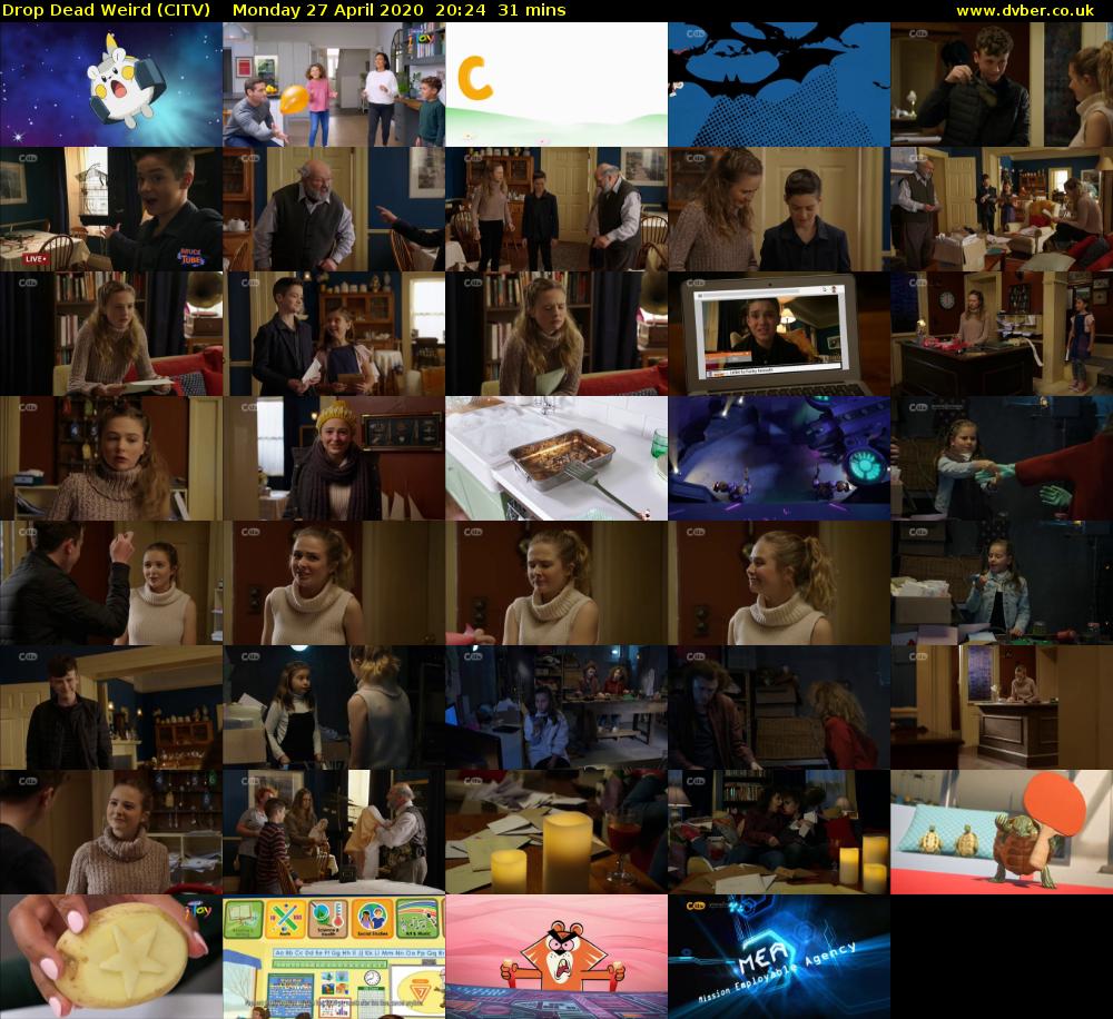 Drop Dead Weird (CITV) Monday 27 April 2020 20:24 - 20:55