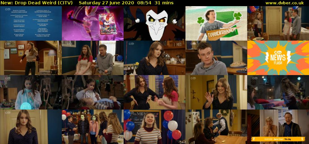 Drop Dead Weird (CITV) Saturday 27 June 2020 08:54 - 09:25