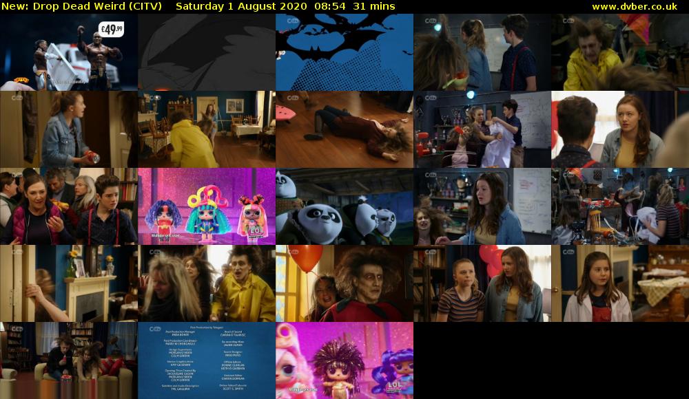 Drop Dead Weird (CITV) Saturday 1 August 2020 08:54 - 09:25