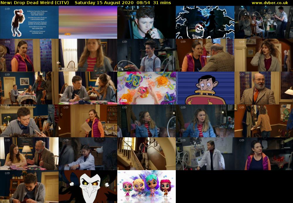 Drop Dead Weird (CITV) Saturday 15 August 2020 08:54 - 09:25