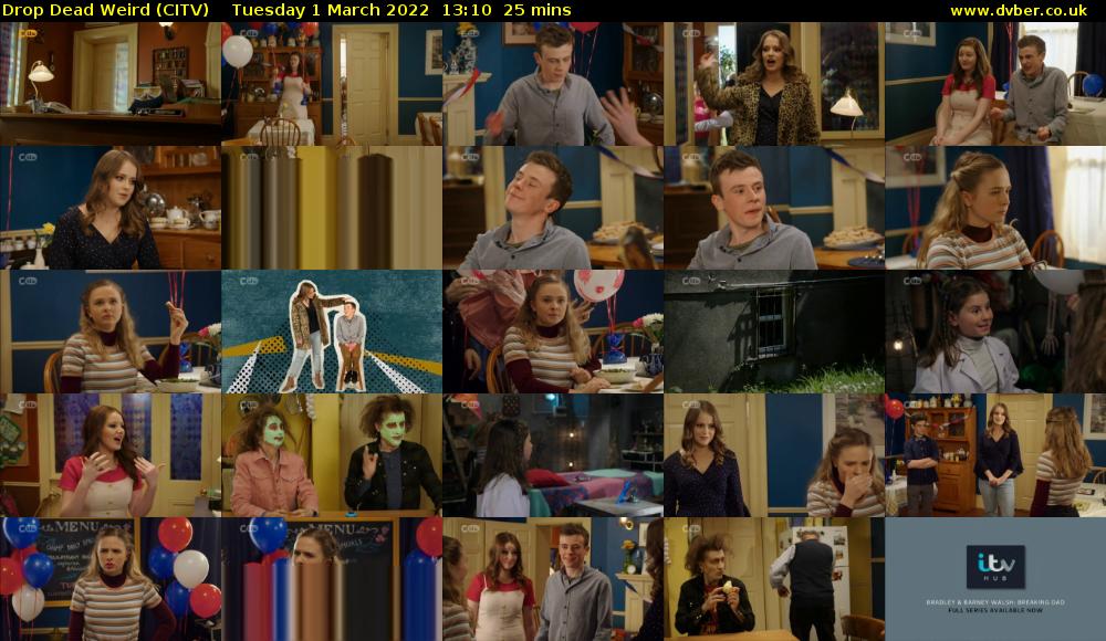 Drop Dead Weird (CITV) Tuesday 1 March 2022 13:10 - 13:35